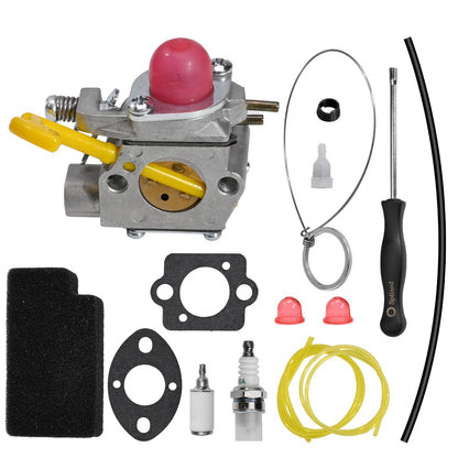 WT-847 Carburetor Replacement Kit Compatible with Poulan BVM200VS PPB430VS VS2000BV Weed Eater Blower Carb with Gasket Fuel Filter Primer Bulb Fuel Line Spark Plug Replaces # WT-847 545081831