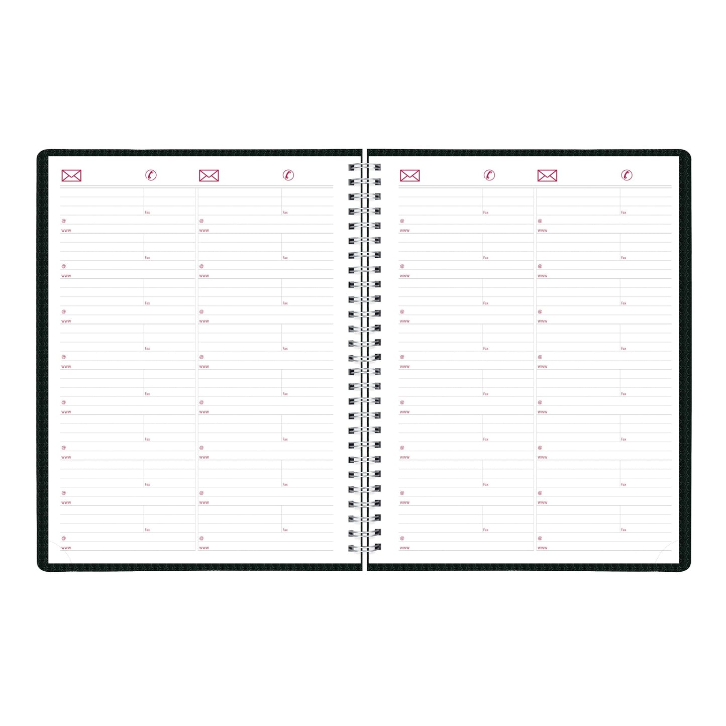 Brownline® 2026 DuraFlex Weekly Planner, Appointment Book, 12 Months, January to December, Twin-Wire Binding, 11" x 8.5", Black (CB950V.BLK-26)