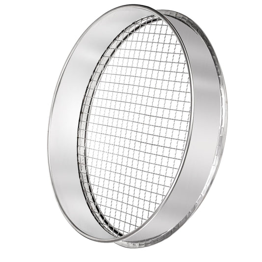 Suwimut Soil Sifter for Gardening, 12 Inch Large Stainless Steel Soil Sieve with 0.39 Inch Mesh, Garden Sifting Screen for Dirt, Sand, Rock, Filtration, Compost and Bonsai