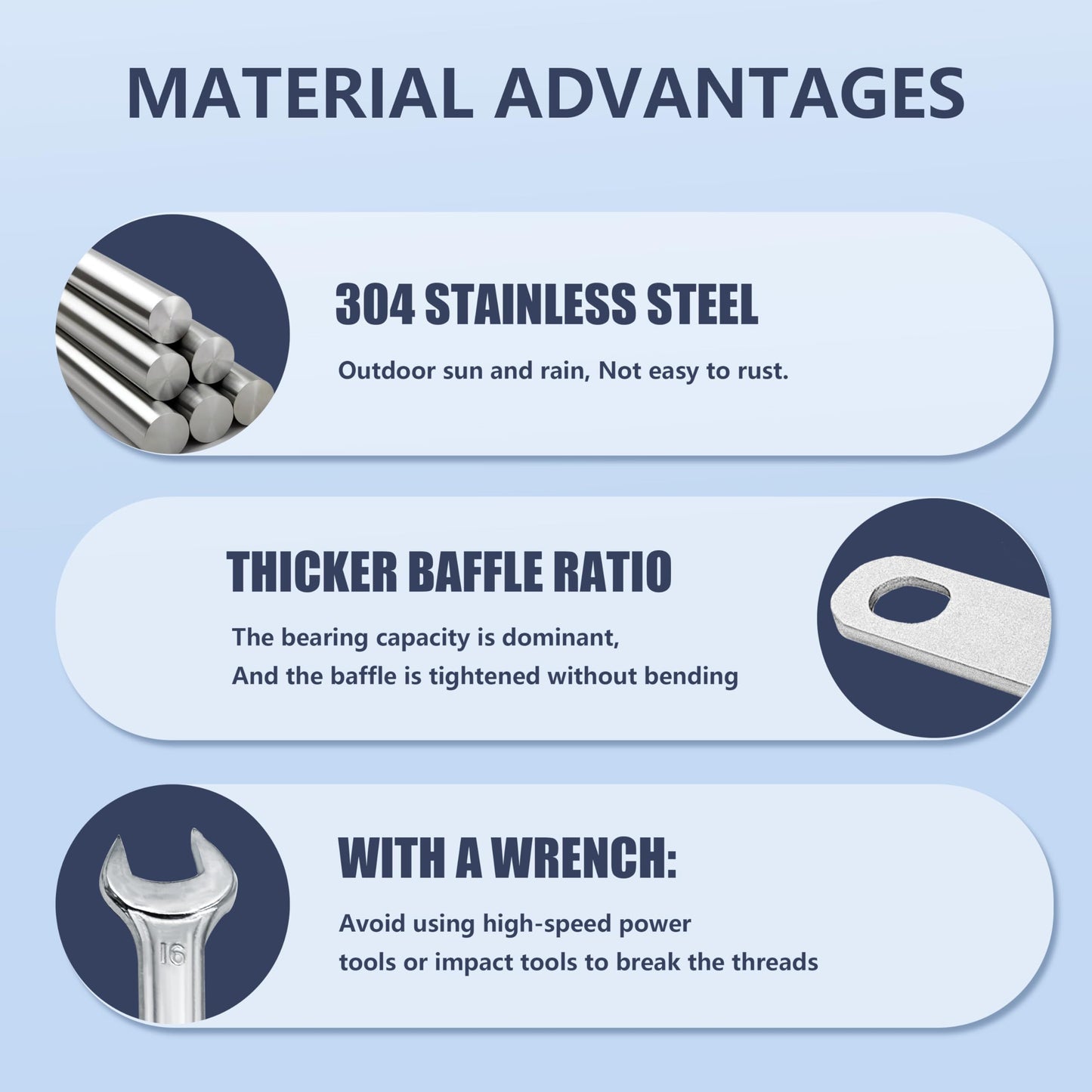 SRZTXU 4 Sets M8 U-Bolts,u-Bolts 1.5" (40mm) Wide,304 Stainless Steel u-Bolts,with Nuts,Bolt Plate and washers (4, M8 x 40mm x 90mm)