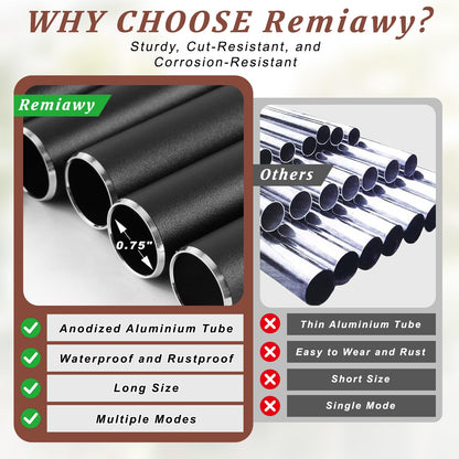 Remiawy Wind Chimes Outdoor, 37" Large Deep Tone Windchimes with 6 Aluminum Tubes, Sympathy Gift for Loss Loved One, Memorial Wind Chimes for Outside Garden Patio Yard Balcony Courtyard and Home Decor