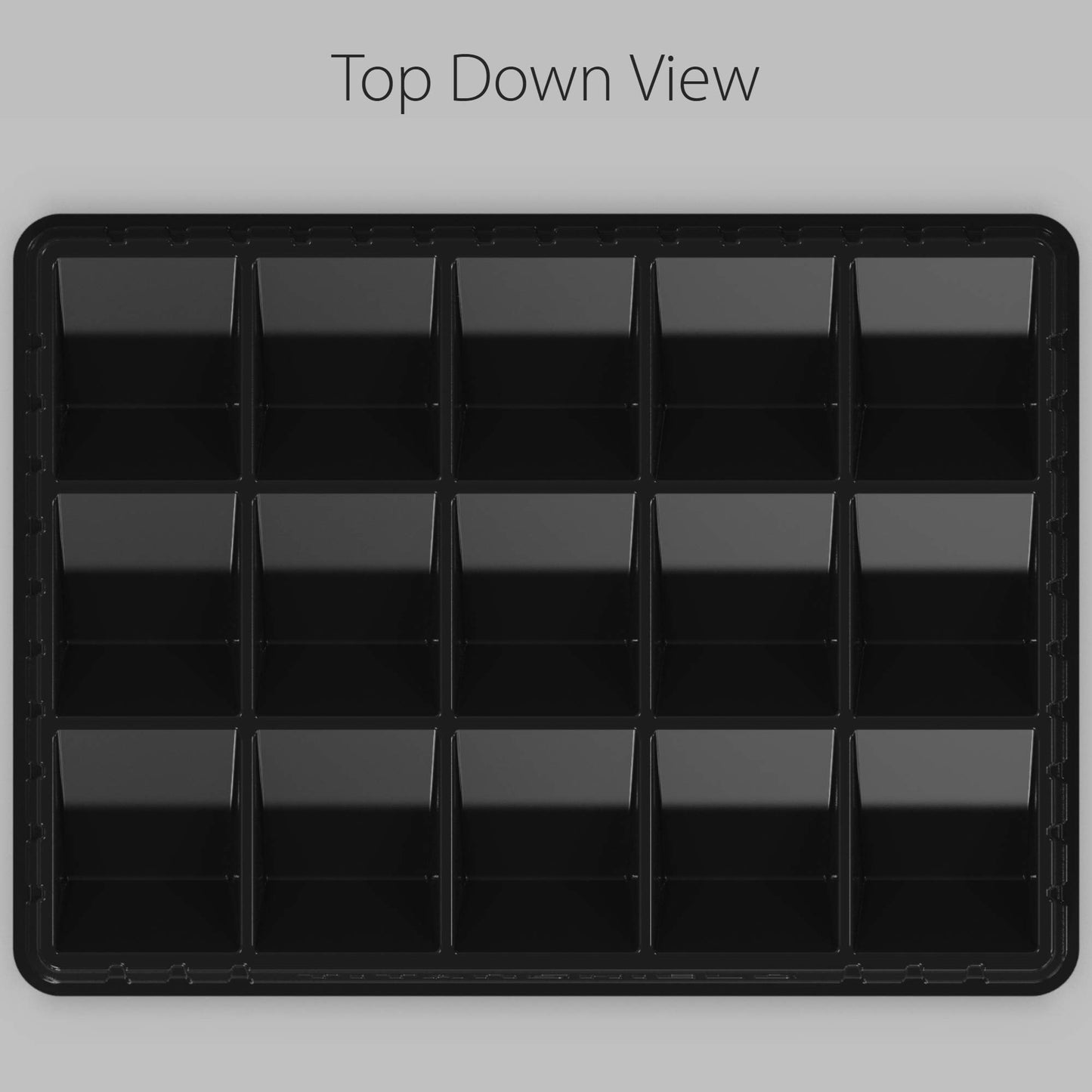 (1PK) Card Sorting & Dealer Tray, Black
