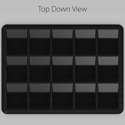 (1PK) Card Sorting & Dealer Tray, Black