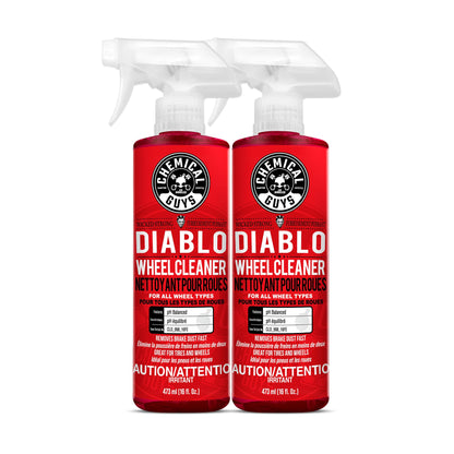 Chemical Guys Sprayable Diablo Wheel Cleaner (Safe on All Wheel & Rim Finishes), Great for Cars, Trucks, SUVs, Motorcycles, RVs & More, 473 ml (2 Pack)