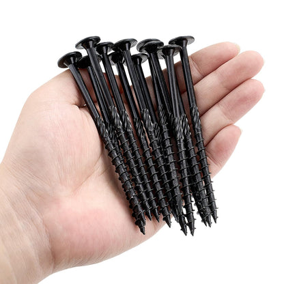 YCSJ 50 PCS(1.44lb), #14 x 4 Lag Screws, Structural Wood Screw 4 inch, Heavy Duty Construction Screw, Rust Resistant, Washer Head, Exterior Wood/Lag/Timber Screws, T30 Star Bit Included