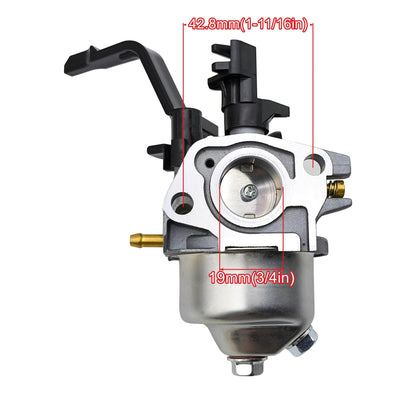YGQ Huayi P19-1 OEM Generator Carburetor Kit for Champion Predator Honda GX160 Generac 3500 4000 3000 4500 4375 3550 3650 GP 3250 3300 Watt 196cc 208cc 212cc 2cc 2cc cc 2cc