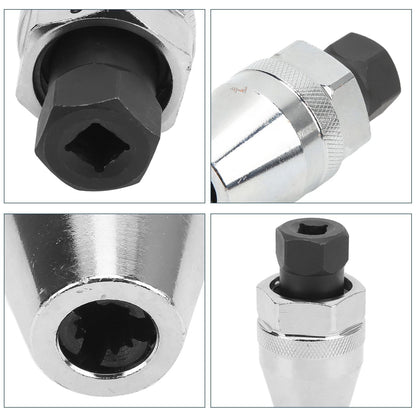 Stud Extractor Broken Bolt Remover Heat Treated Alloy Steel Bolt Extractor Tool for 1/4in-1/2in (6mm-12mm) Rounded Studs Extractor