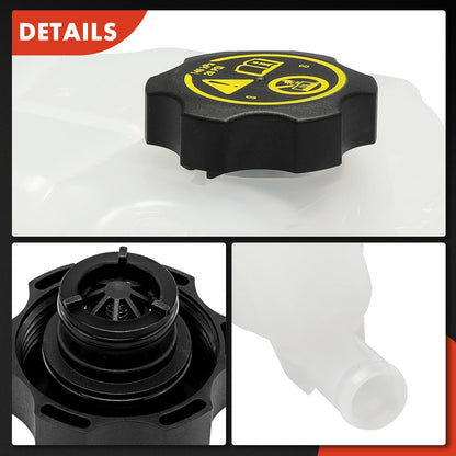 A-Premium Coolant Recovery Overflow Reservoir Tank [with Cap] Compatible with Chevrolet Cruze 10-16, Orlando 12-14 & Buick Cascada 16-18, Verano 12-17, 1.4 1.6 1.8 2.0 2.4