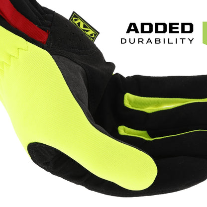 Mechanix Wear: Hi-Viz FastFit Work Gloves - Touch Capable (X-Large, Hi-Viz Yellow)