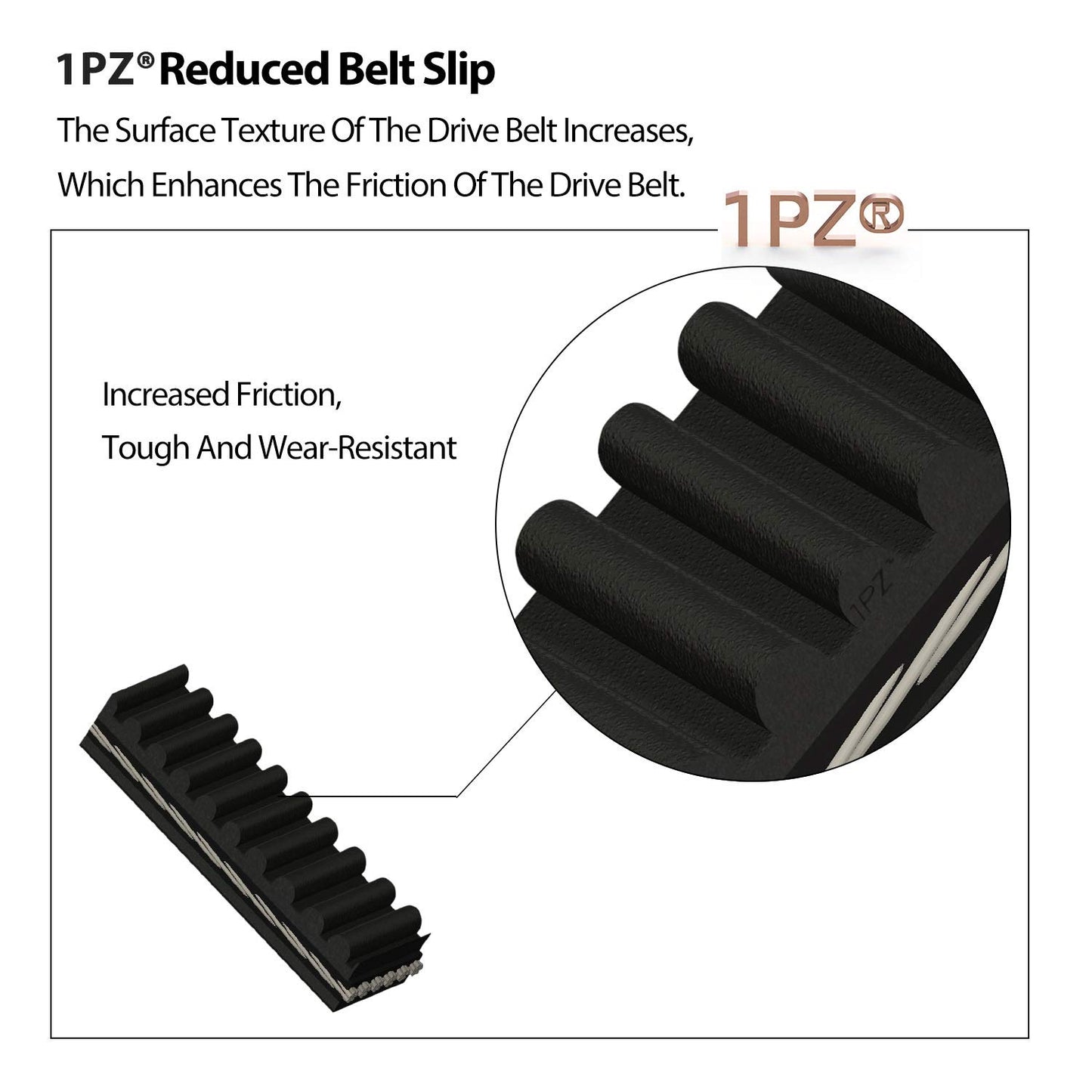 1PZ DB1-P30 30 Series Go Kart Drive Belt for Replacing Manco 5959 / Comet 203589 (Pack of 3)