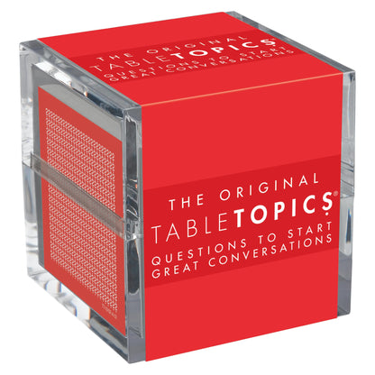 TableTopics - The Original Conversation Starter Cards - 135 Questions to Break The Ice & Build Connection with Friends, Family, & Coworkers - at Home, Parties, & Meetings