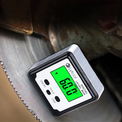 Digital Angle Finder, Lytool Digital Angle Gauge Magnetic,Inclinometer Level,Angle Measuring Tool with Backlight and Magnetic Base, Reading Quickly Stabilizes, for Woodworking, Construction, Machinery