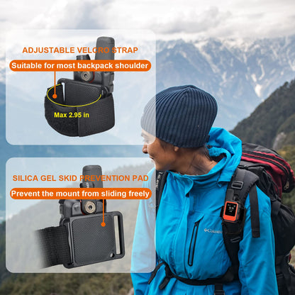 Backpack Tether for Garmin inReach MINI/inReach MINI 2 Handheld GPS - Backpack Mount Not for Other Garmin Models