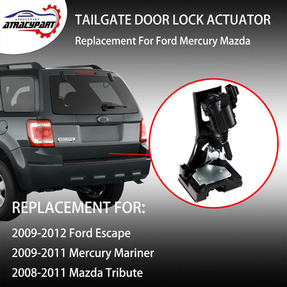 Rear Liftgate Door Lock Actuator Tailgate Latch Actuator | for 2009-2012 Ford Escape 2008-2011 Mazda Tribute 2009-2011 Mercury Mariner | Replace OE# 9L8Z-7843150-B 9L8Z7843150B