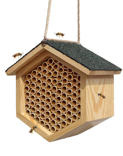 Benvo Mason Bee Tubes 6 Inches Nesting Refill Cardboard Tubes Bee House Paper Inserts Replacement Liners for Bee Hotels Bee Condo Mason Bee House Beekeeper Accessory(100 Pieces, 5/16 Inch Diameter)