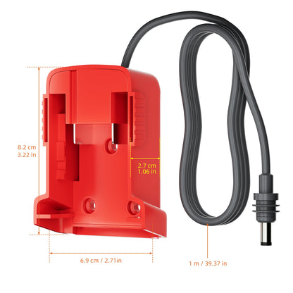 Starlink Mini 18V Battery Adapter, Starlink Mini DC Power Cable Adapter Accessories for Battery Charger 3.2FT 18AWG Cord Plug and Play 1M