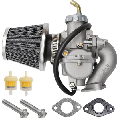 Vkinman PZ20 Carburetor Replacement for Kazuma Baja 50cc 70cc 90cc 110cc 125cc Taotao 4 Stroke ATV Go Kart Dirt Bike Honda CRF50F CRF80F with Air Filter