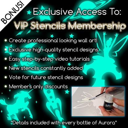 Aquaris Glow in the Dark Paint (50ml) Bright Aqua Glow (Light Blue/Turquoise), Non-Toxic, Water Based, by SpaceBeams