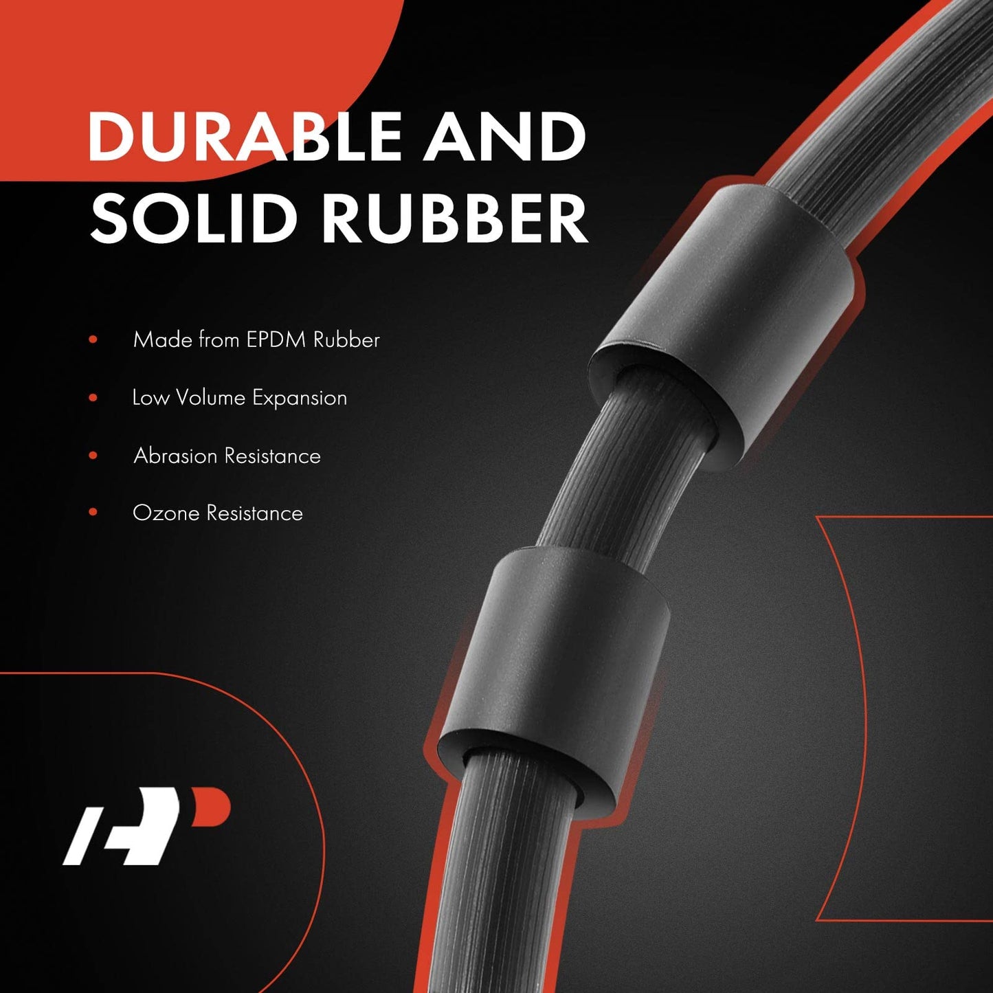 A-Premium Front Passenger Side Brake Hydraulic Hose Compatible with Ram and Dodge Models - Ram 2500/Ram 3500 2003-2010, 2500/3500 2011-2013