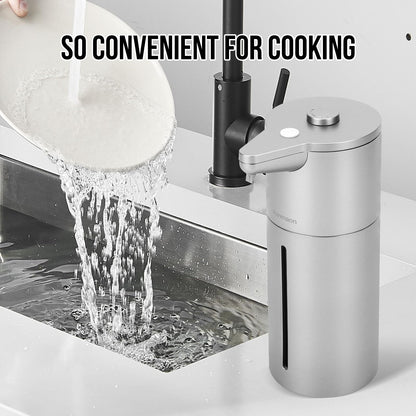 Aunmaon Automatic Soap Dispenser Touchless,Upgrade Adjustable Volume for Thick and Thin Liquid Battery Hand AndDish Soap Dispenser for Kitchen Bathroom
