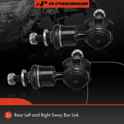A-Premium 2 x Rear Sway Bar Links Stabilizer Bar Links, Compatible with Mazda 3 2004-2013, 3 Sport 2009-2013, 5 2006-2017, Volvo C70 2006-2013, C30 2007-2013, S40 2004-2011, V50 2005-2011