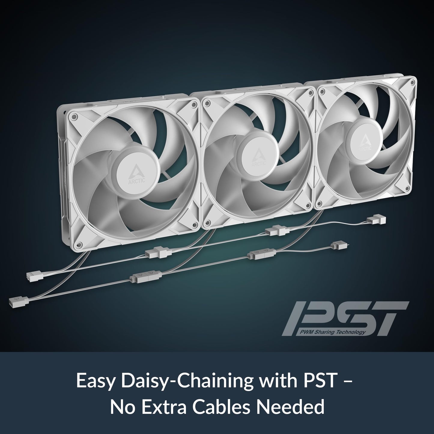Arctic P14 Pro A-RGB (White) - Powerful Premium Fan, 140 mm PWM Fan with Y-Cable Splitte, 400-2500 RPM, 0 RPM <5% PWM, 5V Digital RGB, Fluid Dynamic Bearing - White