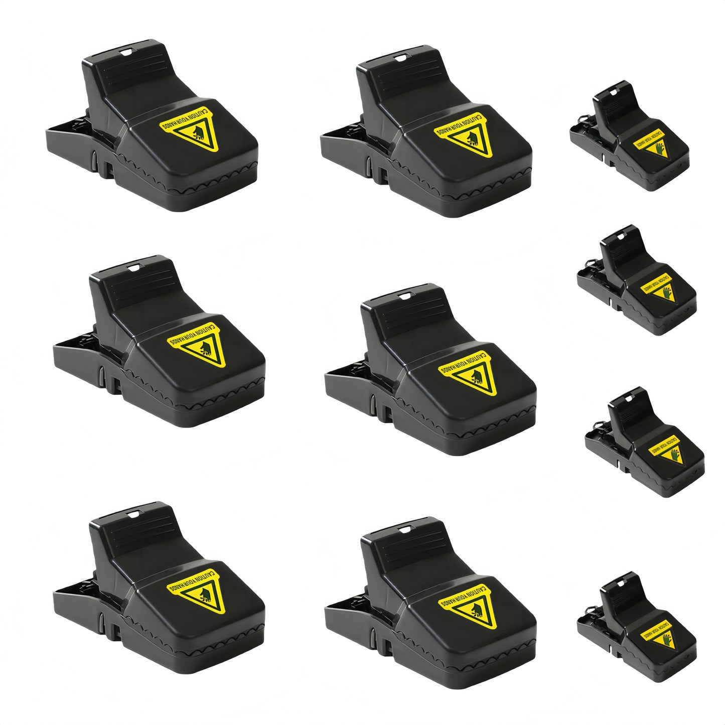 10 Pack Mouse Trap 6 Large Rat Traps 4 Small Mice Traps Snap Traps for Indoor and Outdoor Use for Home, Restaurant ，Factory，Bedroom, Kitchen