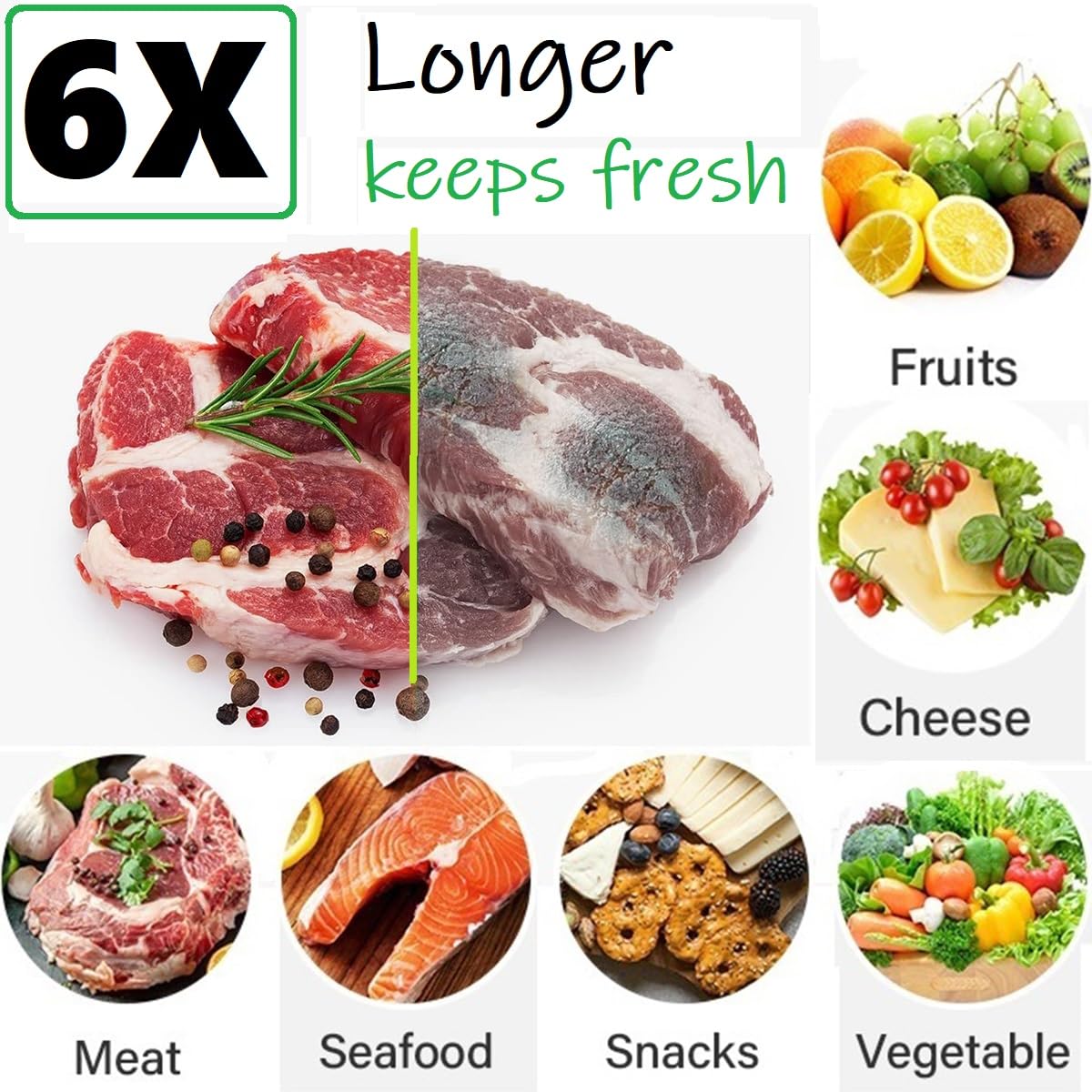 Vacuum Sealer Bags for Food 100 Pack - 10"x12" Precut Freezer Bags | BPA-Free Heavy Duty for Sous Vide, Meal Prep & Compression Storage | Sacs d'étanchéité sous vide