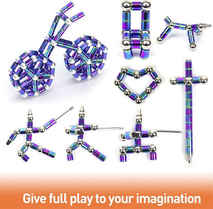 2PCS Rainbow Metal Pen, Magic Pen for Teens- Unique Birthday Gifts for Young Men Fun Gifts for Teenage Novelty Christmas