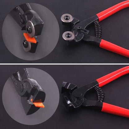 Swpeet 2Pcs Mosaic Tools Set, Including Heavy Duty Glass Mosaic Cut Nippers and Tile Nippers, Hardened Alloy Strength Steel Perfect for DIY Tile Mosaic Cutter