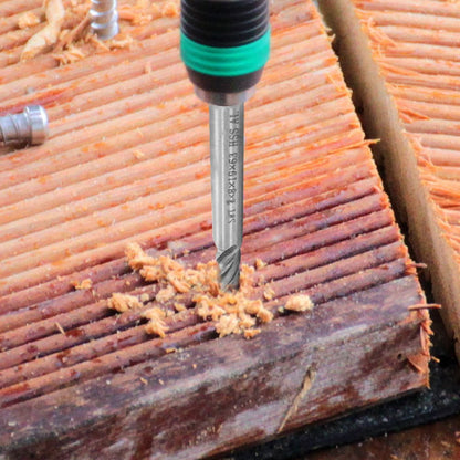 10 PCS 0.08" - 0.47" End Mills, AFUNTA 4-Flute HSS CNC Straight Shank Drill Bit Set Cutter Tool Set for Wood Aluminum Steel Titanium