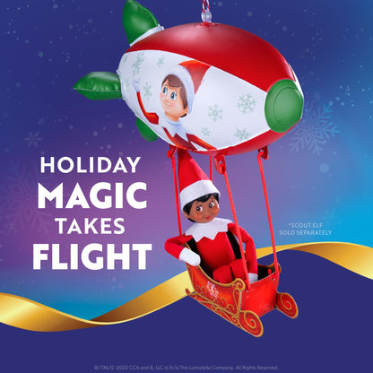 The Elf on The Shelf Polar Props Peppermint Blimp Ride – 20th Anniversary Scout Elf Accessory (Scout Elf Not Included)