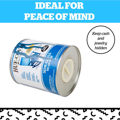 BigMouth Inc Fake Quart of Paint Can Safe - Hidden Safe for Money Stash - Secret Compartment and Hidden Storage Fun Gag Gift Prank & Book Safe Alternative
