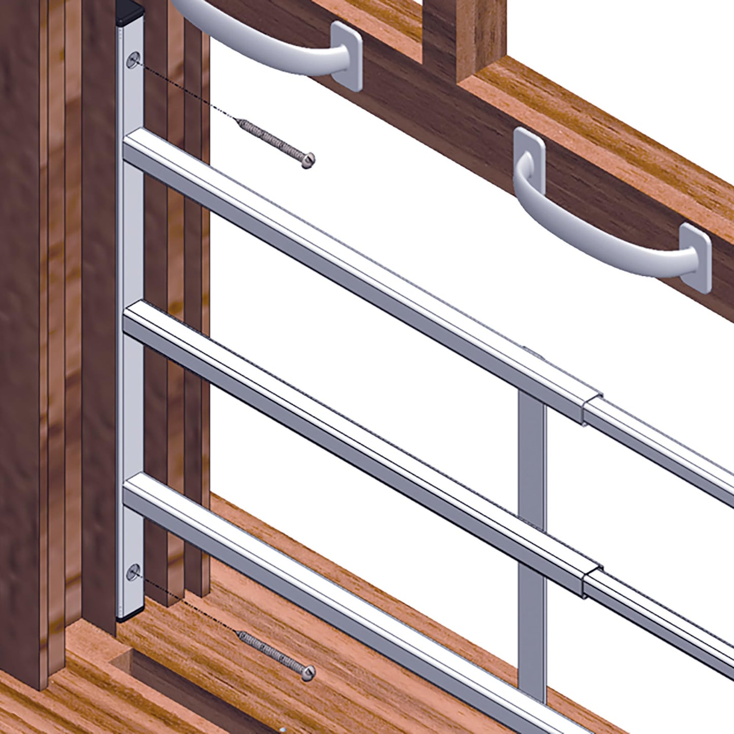 Prime-Line Products S 4752 Fixed Window Guard, 22-Inch - 38-Inch Wide by 15-Inch High, 3 Bar, White