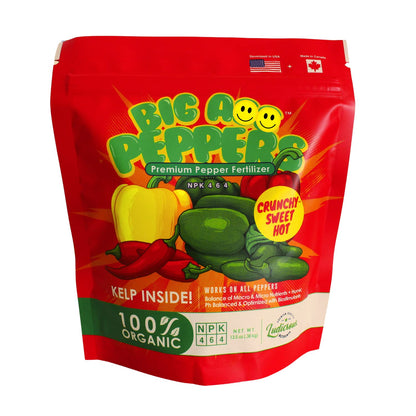 Big A Pepper Fertilizer – Organic Plant Food for Pepper Plants and Containers – 12 oz Premium Blend for Vibrant Growth