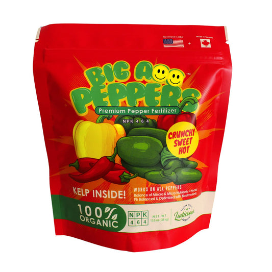 Big A Pepper Fertilizer – Organic Plant Food for Pepper Plants and Containers – 12 oz Premium Blend for Vibrant Growth