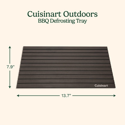 Cuisinart Quick Defrosting Tray for Frozen Meat, Non-Stick, Easy to Clean, Black (CDT-010C)