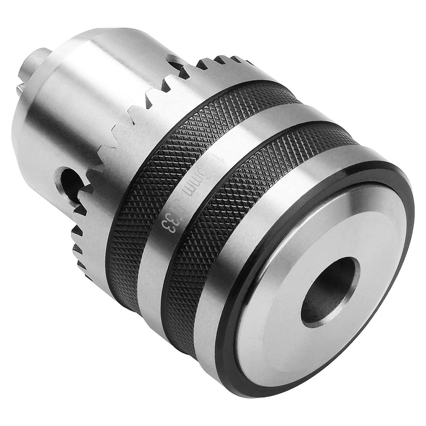 Abuff 1/32"- 5/8" Heavy Duty Drill Chuck Set, Silver Drill Chuck Adapter with Chuck Key MT2 Shank, Drill Press Chuck for Milling Machine