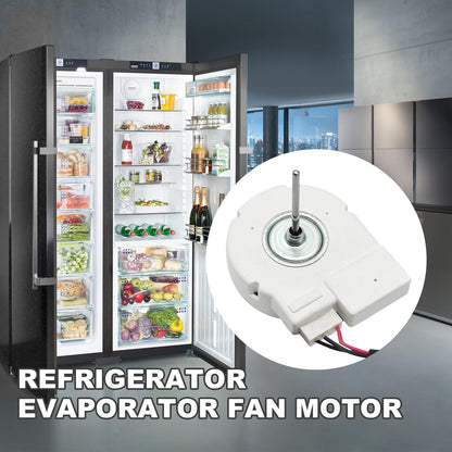 VIKKSAER 50240401000Q Refrigerator Fan, Motor ZWF-02-4 DC 12V 4W 2100RPM, Replaces 5304498691