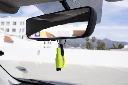 resqme 04.100.09 Safety Yellow Car Escape Tool Twin Pack of 2, Two Pack