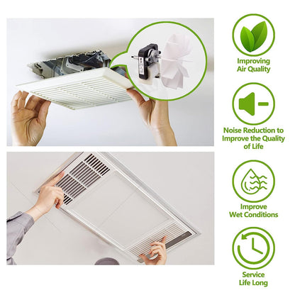 SM550 Bathroom Vent Fan - ELEFOCUS Universal Electric Motors Kit [50CFM, 120V] Compatible with Nutone Broan, Uppco