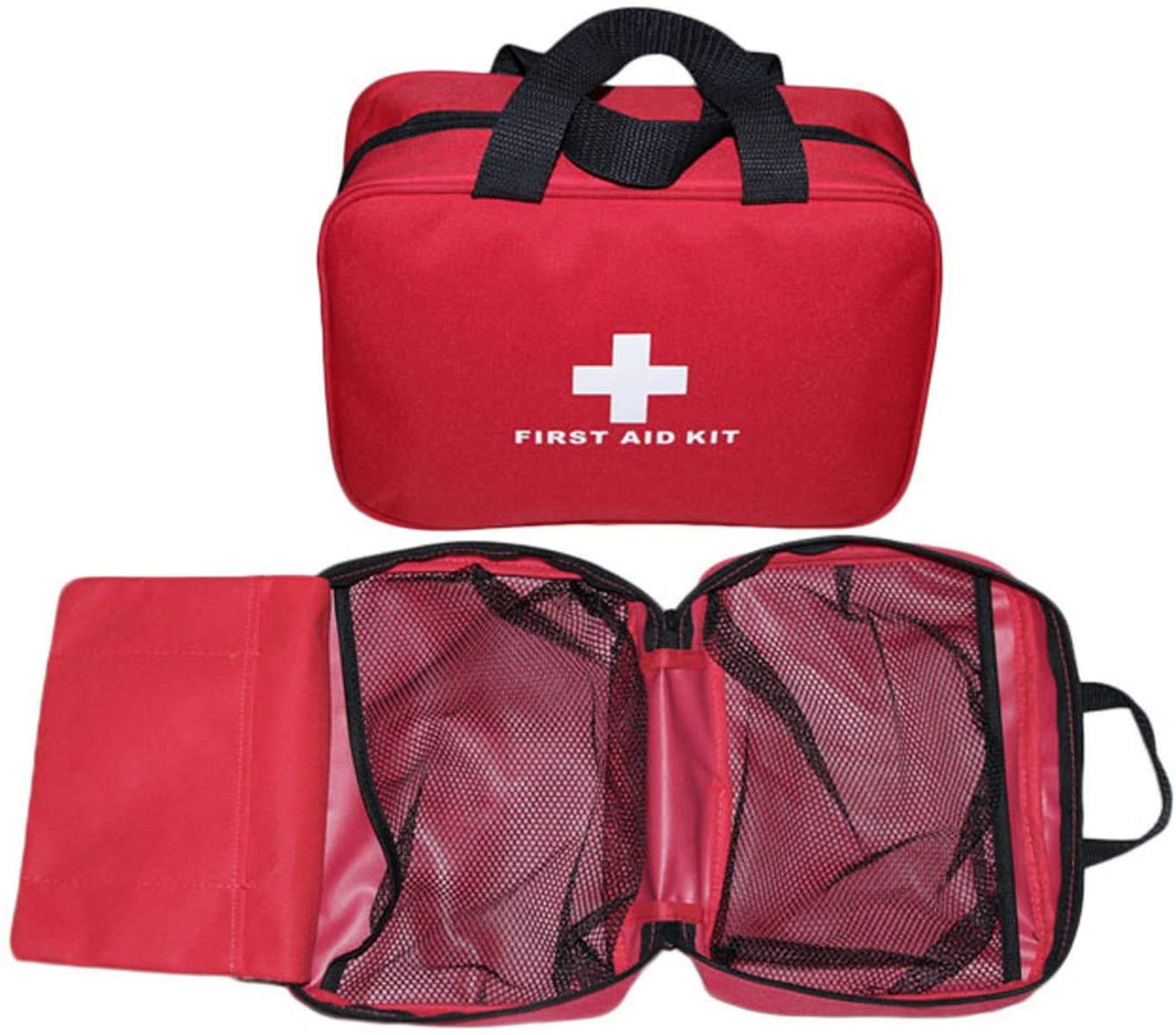 AOUTACC 3 Pack Nylon First Aid Empty Kit,Compact and Lightweight First Aid Bag for Emergency at Home, Office, Car, Outdoors, Boat, Camping, Hiking(Bag Only)