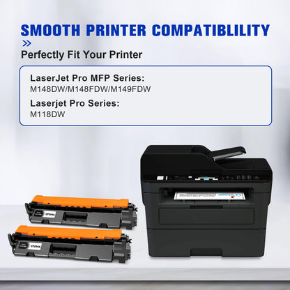 （with Chip） 94A Compatible Toner Cartridges Replacement for Black CF294A Toner to use with LaserJet Pro MFP M148dw M148fdw M118dw M149fdw LaserJet M148 M118 M149(2 Black)
