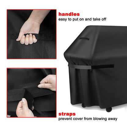 Samhe Grill Cover, 75-Inch Heavy Duty Waterproof UV Resistant Tear Resistant BBQ Gas Grill Cover for Nexgrill Brinkmann Weber and More