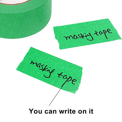 BOMEI PACK Green Masking Tape 48mm x 55yds, 4rolls for General Painting