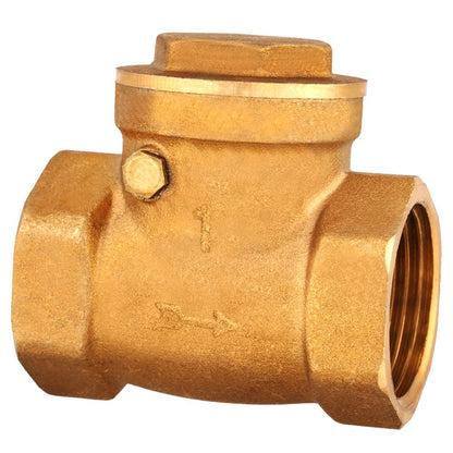 1" Swing Check Valve DN25 Female Thread Brass Non-Return Swing Check Valve 232PSI Prevent Water Backflow
