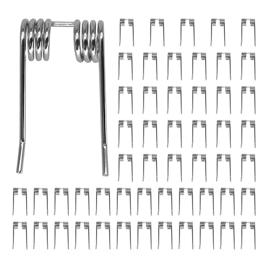 Steel Dethatcher Tines Fit for GreenWorks 27022 29272 2500600G 10 Amp 14"" Corded Dethatcher, Replacement Lawn Tractor Attachments Set Scarifier Tines Parts (54Pcs)