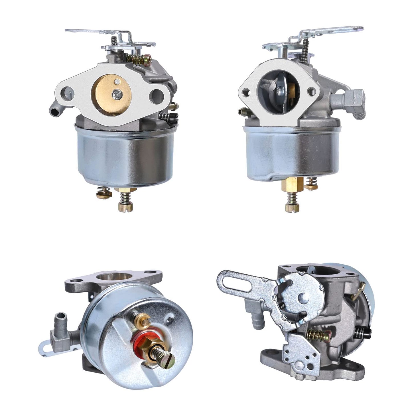 CADUFUELLY Adjustable Carburetor for Tecumseh 632107 640084B 3.5HP 4HP 5HP HSK40 HSK50 HS50 HSSK40 HSSK50 LH195SA Engines Snowblower Carburetor with Gasket