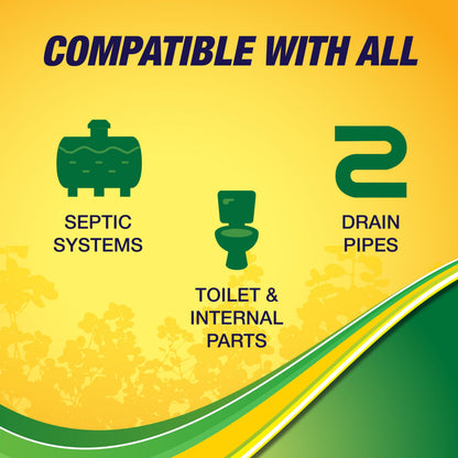 SeptoBac Septic Tank System Treatment, Pre-Measured Pouches for Weekly Use in Sewage Waste Tank in Homes, RVs, Boats, 16-Pack
