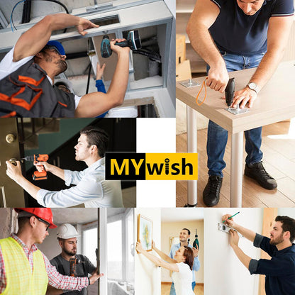 Mywish 300pcs #8×1/2" Self Tapping Screws for Metal, Sheet Metal Screws 410 Stainless Steel Truss Head Self Drilling Screws High-Strength Quick Tapping